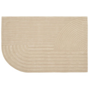 44601 Muuto Relevo Шерстяной ковер 200x300 см, светло-розовый