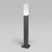 a052861 Elektrostandard Techno одноламповый уличный наземный светильник боллард с прямоугольным корпусом и матовым рассеивателем