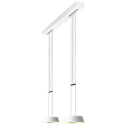 подвесной светильник с вытянутыми прямоугольными плафонами