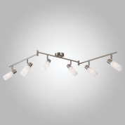 шестиламповый потолочный светильник с поворотными спотами на разветвленной штанге