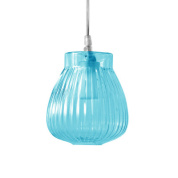 люстра из стекла бирюзового оттенка