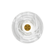 настенный светильник с рельефным стеклянным плафоном цвета латунь