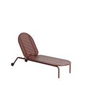 M0745324 WEEK-END Petite Friture Шезлонг садовый бордовый