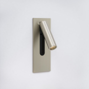 светильник для чтения никелевый матовый с USB