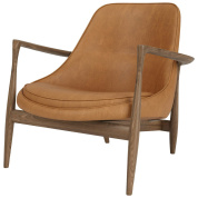 71161-004663 Audo Copenhagen Elizabeth Кресло, орех / кожа Dunes Cognac