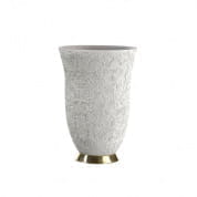 Amour small vase - white & gold ваза, Villari