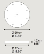 Lodes Основание подвесного светильника черный i-c-0427