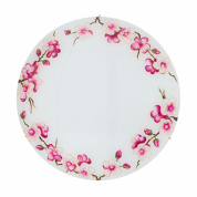 подвесной светильник с белым плафоном и цветным орнаментом