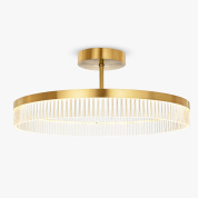 CL123-S-100 Bella Figura Belgrave Square люстра с кольцевым корпусом и вертикальными рифлёными стеклянными элементами