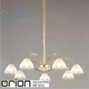 Люстра Orion Opaldesign LU 1599/7 gold-matt/438 klar-matt