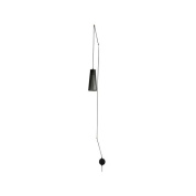 NW 9264 Nowodvorski Dover BLACK I KINKIET KABEL Накладное бра черный