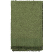 текстильный декоративный плед с мягкой фактурой и однотонной окраской