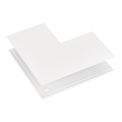 угловой соединитель белый 23мм для магнитного шинопровода ORIENT