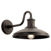 Allenbury 12" 1 Light Wall Light Olde Bronze уличный настенный светильник 49980OZ Kichler