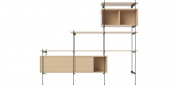 Rod shelf combination 07 Bolia книжный шкаф