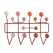 20119101 Hang It All Vitra Вешалка настенная красная с разноцветными шарами