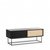 Virka sideboard Low Oak/black Woud, буфет