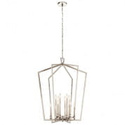 Abbotswell 12 Light Foyer Chandelier Polished Nickel подвесной светильник 43496PN Kichler