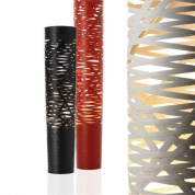 люстра с перфорированным корпусом чёрного цвета