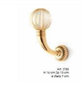 карниз с фигурным держателем и шарообразным наконечником