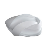 абажур декоративный белого цвета средний размер