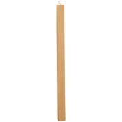 декоративная свеча квадратной формы цвета нуга