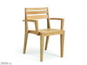 Ribot Садовый стул из тикового дерева с подлокотниками Ethimo