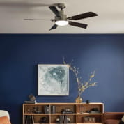 56" Guardian LED Indoor Ceiling Fan Brushed Stainless Steel люстра-вентилятор, Kichler