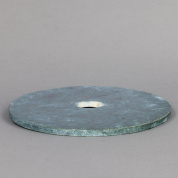 керамический дисковый плафон голубого оттенка