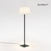 1480008 Astro lighting Beaumont торшер с квадратным основанием и тканевым абажуром матовый чёрный