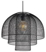 подвесной светильник с двойным металлическим абажуром