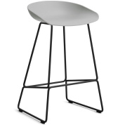 AA073-D165-AA51 Hay About A Stool барный стул на металлическом основании с серо-бетонным сиденьем