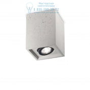150475 OAK PL1 SQUARE Ideal Lux потолочный светильник бетон