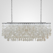 40.1836 подвесной светильник Imperiumloft Rectangle shell chandelier 2 cascades