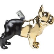 38541 Money Box Bulldog Gold-Black Kare design декор