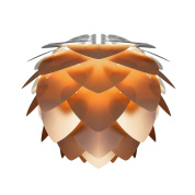 абажур из металлических лепестков бронзового оттенка диаметром 50 см