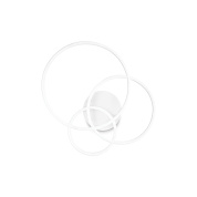 255019 Ideal Lux FRAME PL CERCHIO BIANCO 3000K потолочный светильник белый