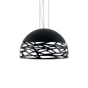 подвесной светильник черный с прорезным орнаментом