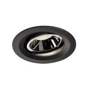 1003606 SLV NUMINOS® MOVE M DL светильник встраиваемый 500мА 17.5Вт с LED 4000K, 1660лм, 40°, черный/хром