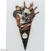 52607 Картина Стакан Rich Ice Cream 60x80см Kare Design