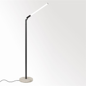 напольный светильник на изогнутой стойке