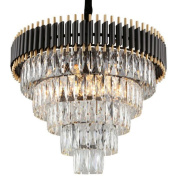 40.2862 подвесной светильник Imperiumloft Empire black chandelier crystal