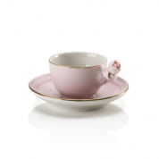 Marie-antoinette pink coffee cup & saucer чашка, Villari