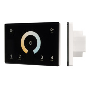 028401 Arlight Панель Sens SMART-P81-MIX Black (230V, 4 зоны, 2.4G)