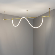 Трековый светильник Maytoni Tau 27W 1520лм Латунь TR154-1-27W4K-BS