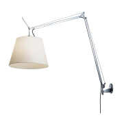 настенный светильник с шарнирным кронштейном и купольным абажуром