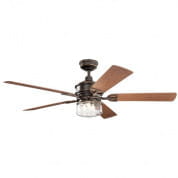 60" Lyndon Patio Fan Olde Bronze люстра-вентилятор 310240OZ Kichler