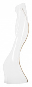 торшер с изогнутым корпусом белый
