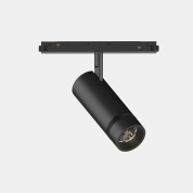 трековый прожектор с цилиндрическим корпусом на однофазном треке