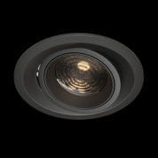 Встраиваемый светильник Elem Maytoni черный DL052-L12B4K